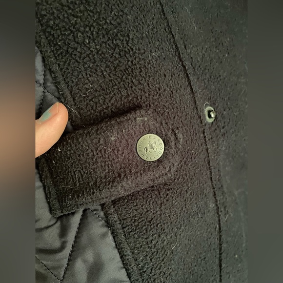 Barbour Fleece Quilted Panel Jacket Women’s Size 12 - Picture 3 of 4